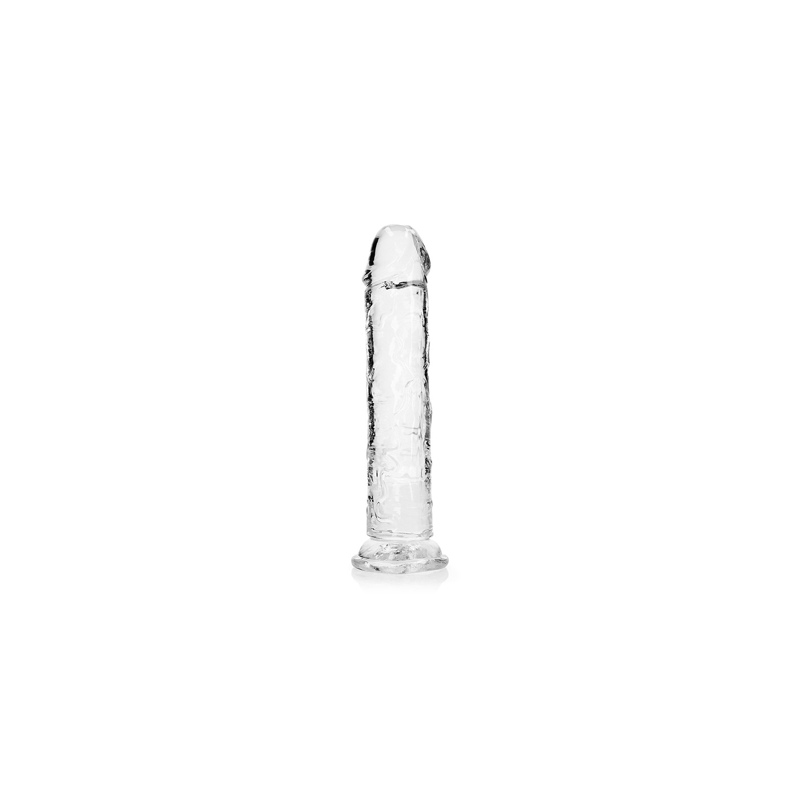 Dildo Transparente RealRock de 9 Pulgadas para el Placer Definitivo