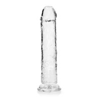 Dildo Transparente RealRock de 9 Pulgadas para el Placer Definitivo