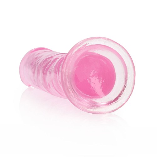 Dildo Recto de Vidrio RealRock Crystal Clear