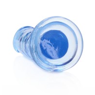 Dildo Recto RealRock Crystal Clear 6 in.