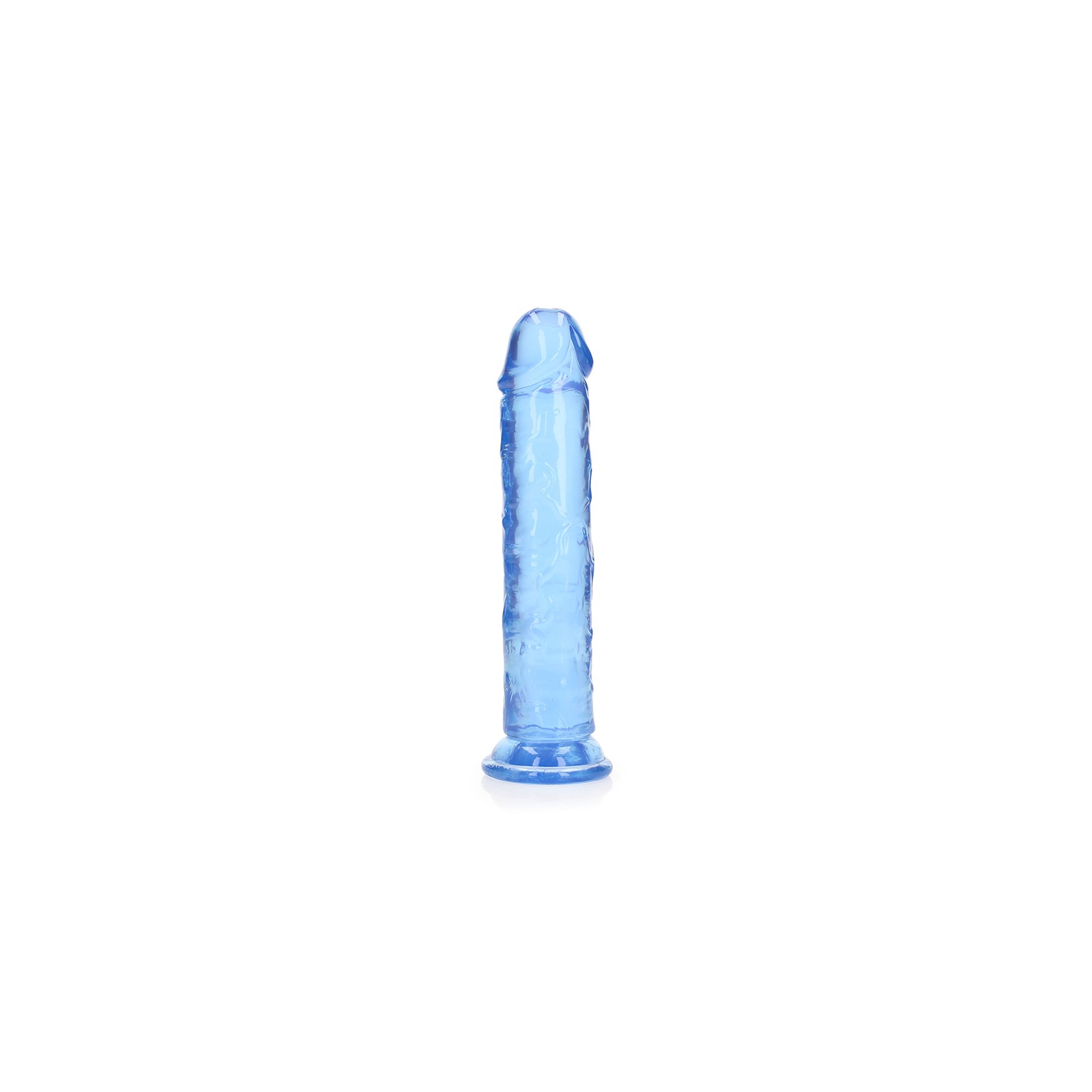 Dildo Cristal Claro RealRock de 8 in. para Placer Excepcional