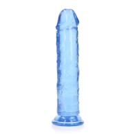 Dildo Cristal Claro RealRock de 8 in. para Placer Excepcional