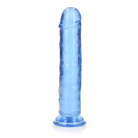 Dildo Cristal Claro RealRock de 8 in. para Placer Excepcional