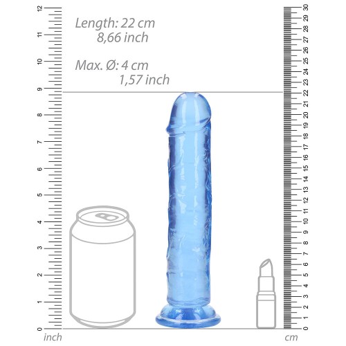 RealRock 8 in. Crystal Clear Dildo for Outstanding Pleasure