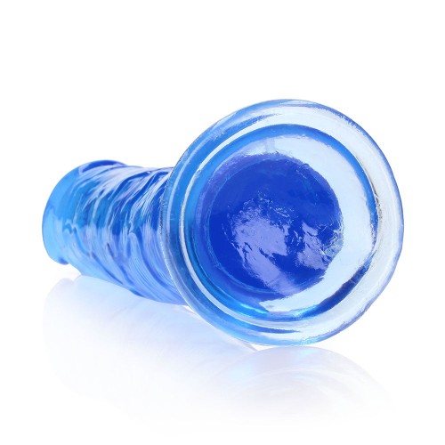 Dildo Transparente RealRock de 11 in. Azul