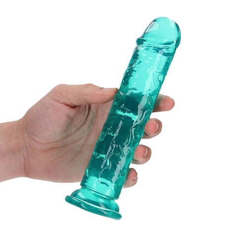 Dildo Recto RealRock Crystal Clear de 7 in.