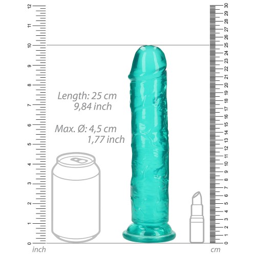 RealRock Crystal Clear 9 in. Dildo for Ultimate Pleasure