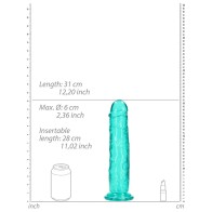 Dildo Transparente RealRock 11 in. - Placer Redefinido