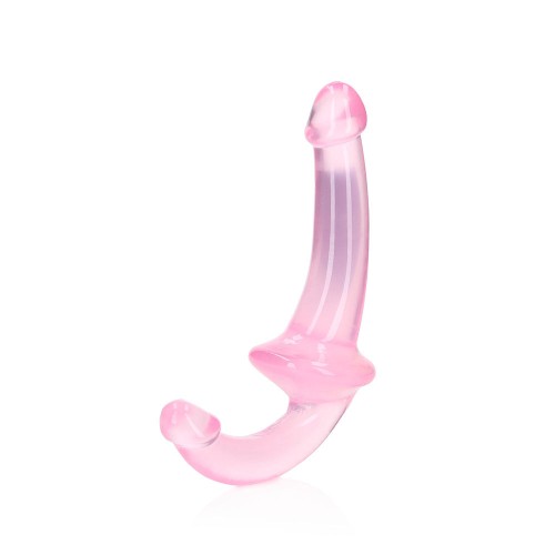 Dildo Sin Arnés RealRock Transparente Rosa