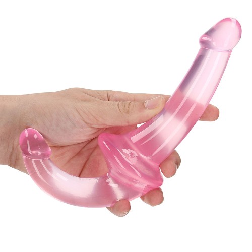 Dildo Sin Arnés RealRock Transparente Rosa