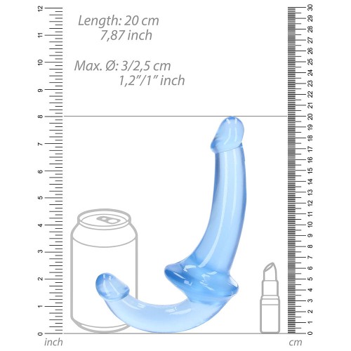 RealRock Crystal Clear Strapless Dildo for Intense Pleasure