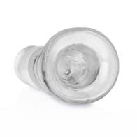 RealRock Crystal Clear Dildo for Dual Pleasure