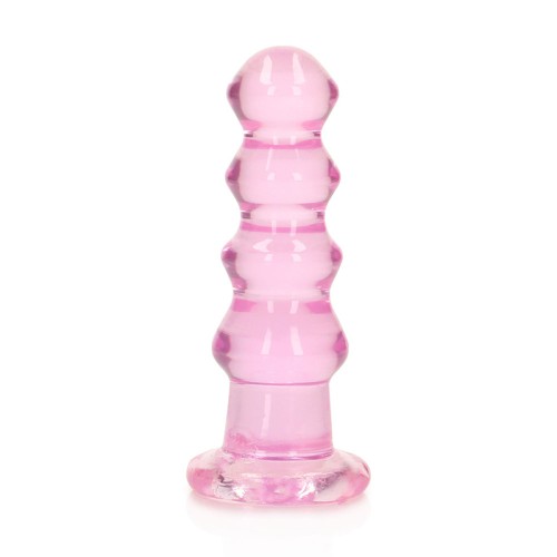 RealRock Crystal Clear Curvy Dildo