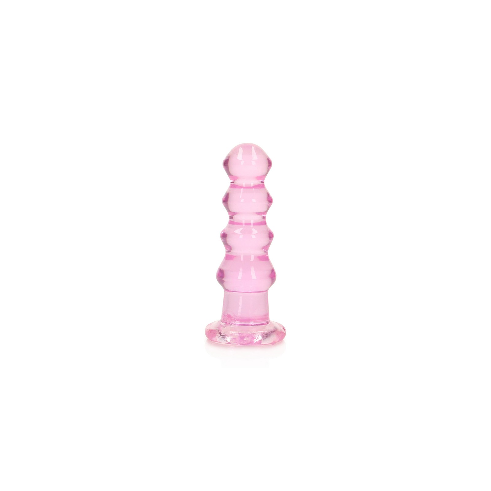 RealRock Crystal Clear Curvy Dildo