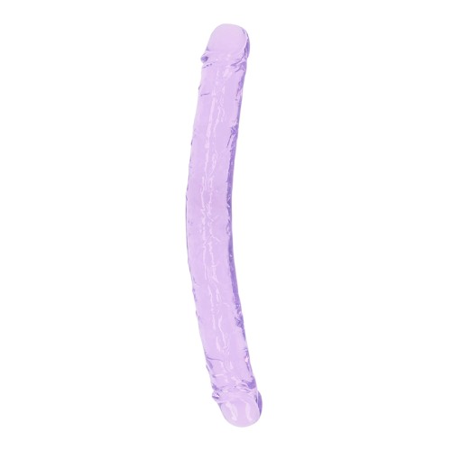 Dildo Doble Transparente Crystal Clear de 13 in.