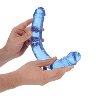 Dildo Doble Crystal Clear RealRock