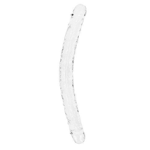 RealRock Crystal Clear Double Dong 18 Inch Dildo