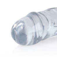 RealRock Crystal Clear Double Dong 18 Inch Dildo