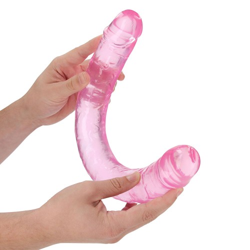 Dildo Doble Crystal Clear RealRock