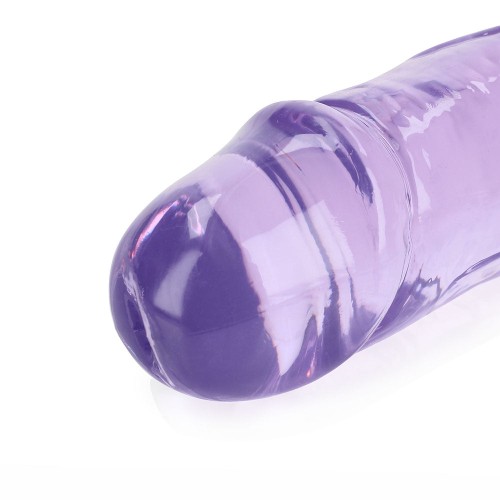 Dildo Doble de Vidrio RealRock Crystal Clear