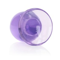 RealRock Crystal Clear Anal Plug Purple