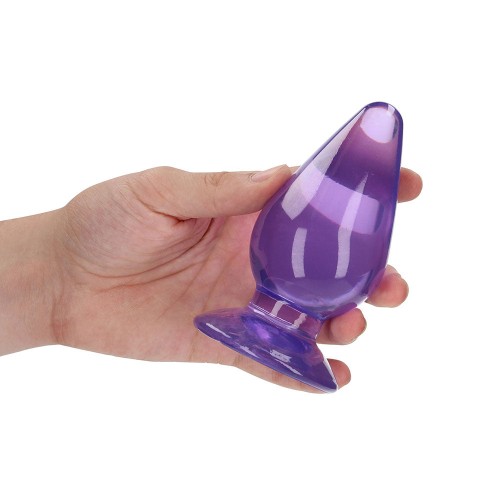 Plug Anal Crystal Clear de 4.5 in. en Morado