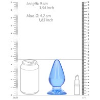 Plug Anal Crystal Clear RealRock 4.5 in.