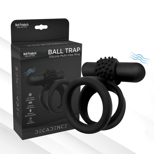 Anillo Cock y Ball Decadence Ball Trap para Placer Mejorado