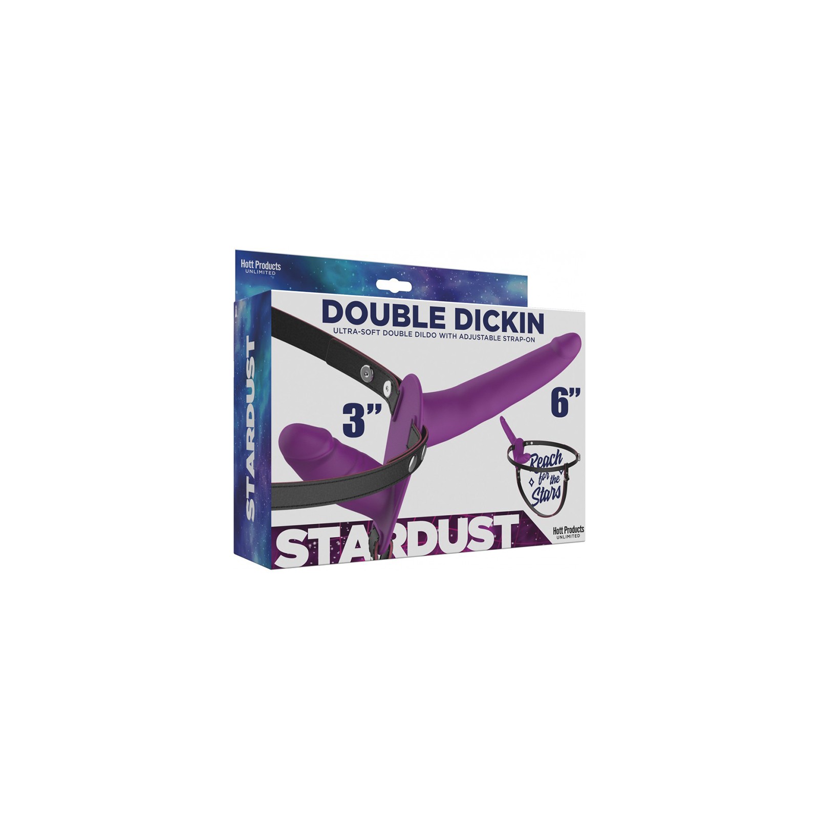 Stardust Double Dickin Strap-On for Couples