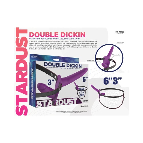 Stardust Double Dickin Strap-On for Couples