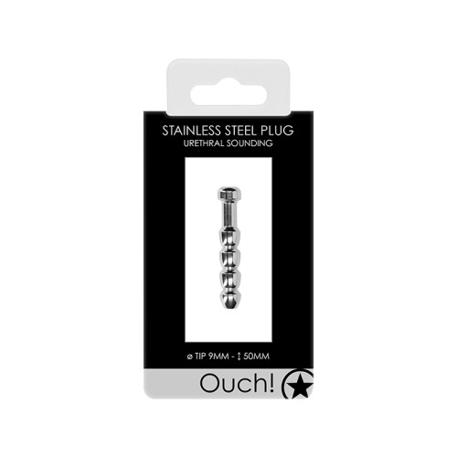 Plug de Acero Inoxidable para Sondeo Uretral Ouch!