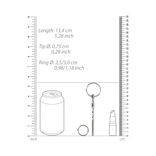 Ouch Plug de Sondeo Uretral de Acero Inoxidable 7.5 mm