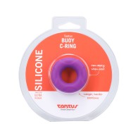 Tantus Buoy Small Silicone C-Ring Purple for Longer Lasting Performance