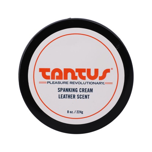 Crema para Azotar Tantus Aroma a Cuero 8 oz. - Mejora el Juego de Impacto