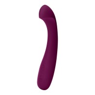 Dame Arc G-Spot Vibrator Plum - Powerful Clitoral and G-Spot Stimulation