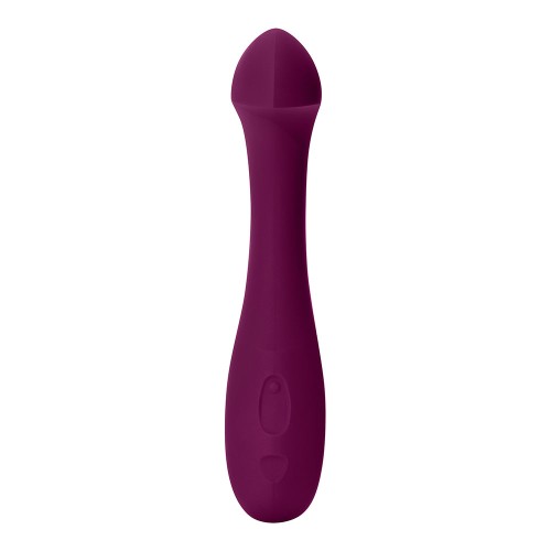 Dame Arc G-Spot Vibrator Plum - Powerful Clitoral and G-Spot Stimulation