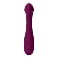 Dame Arc G-Spot Vibrator Plum - Powerful Clitoral and G-Spot Stimulation