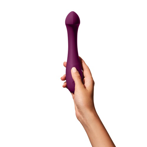 Dame Arc G-Spot Vibrator Plum - Powerful Clitoral and G-Spot Stimulation