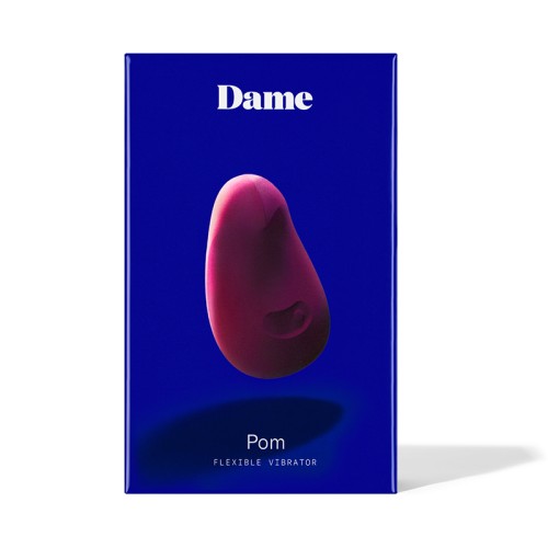 Dame Pom Vibrador Flexible Púrpura