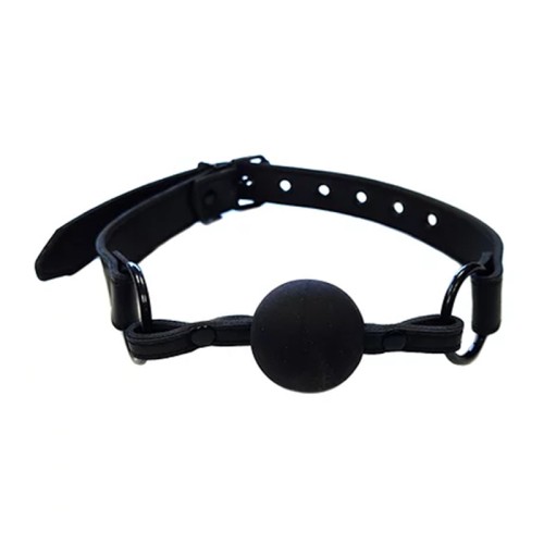 Rouge Leather Ball Gag - Premium Quality