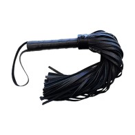 Flogger Largo de Cuero Rouge para Juegos BDSM