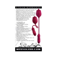 Evolved Wild Rose Dual-Ended Vibrator Red