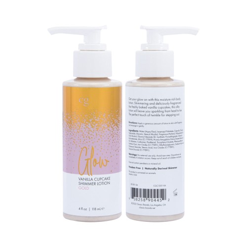 CG Glow Vanilla Cupcake Shimmer Lotion for Radiant Skin