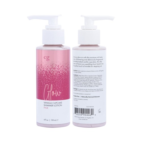 CG Glow Vanilla Cupcake Shimmer Lotion Pink