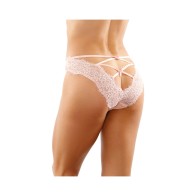 Ivy Lace Bikini Panty with Lattice Back for Femininity