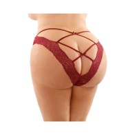 Ivy Lace Bikini Panty Garnet Queen