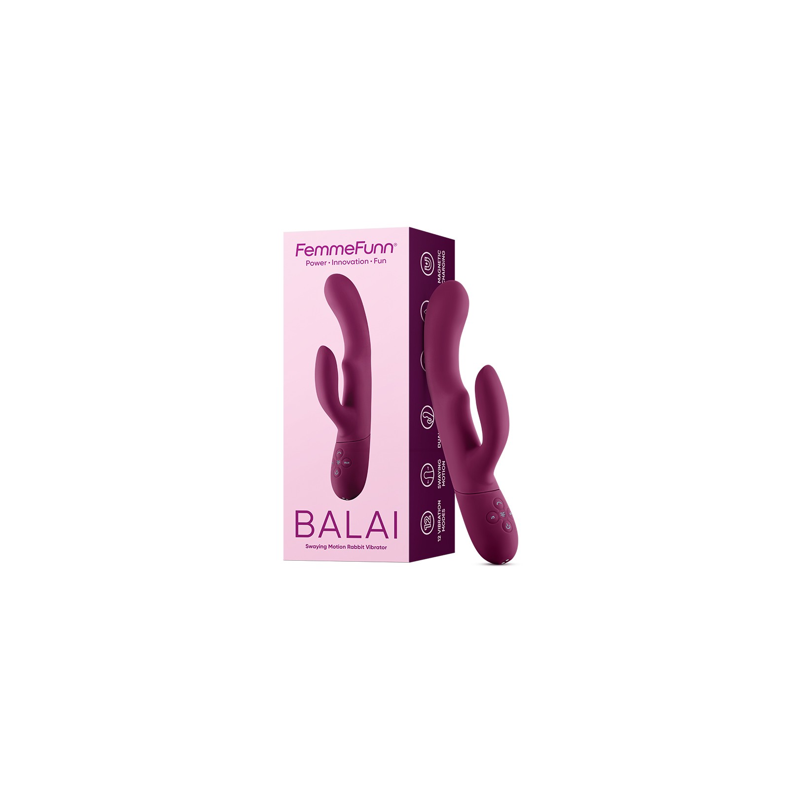 Vibrador Recargable FemmeFunn Balai con Movimiento Oscilante