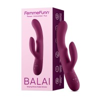 Vibrador Recargable FemmeFunn Balai con Movimiento Oscilante