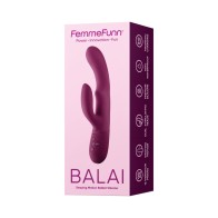 Vibrador Recargable FemmeFunn Balai con Movimiento Oscilante