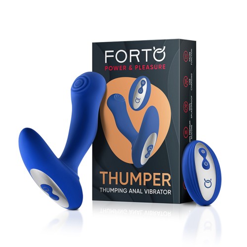 Vibrador Anal Recargable Forto Thumper